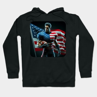 American Man NFL Football Player #17 Hoodie